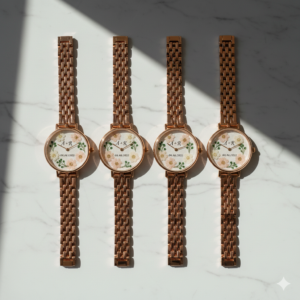 Custom Wedding Memory Watch Set (Set of 4)