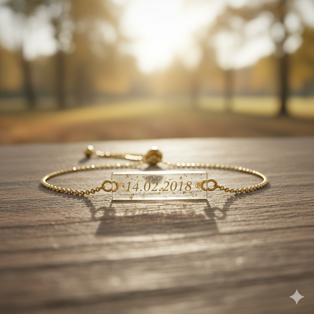 Special Date Bar Bracelet (Custom)