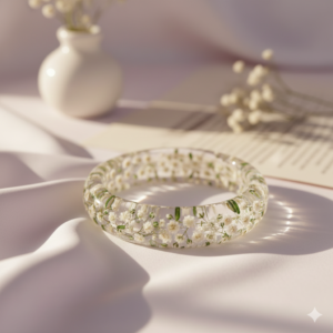 Baby's Breath Eternal Bangle