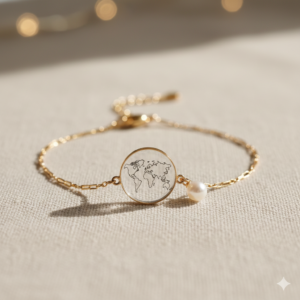 World Wanderer Pearl Accent Bracelet