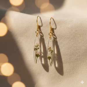 Delicate Wildflower Drop Earrings