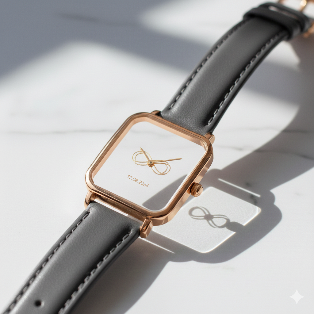 Infinity Love Minimalist Date Watch