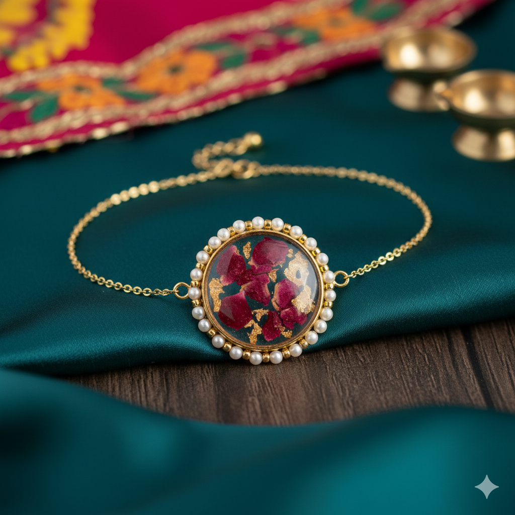 Royal Bloom Pearl-Rimmed Choker